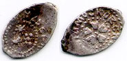 Серебряные монеты времен Василия III