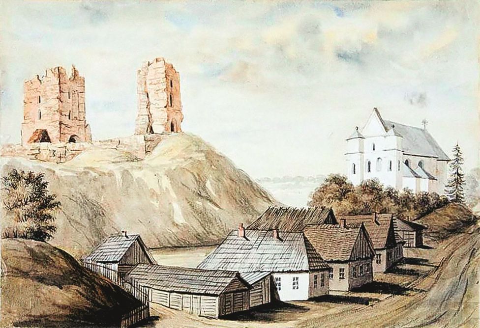 Руины замка в Новогрудке
