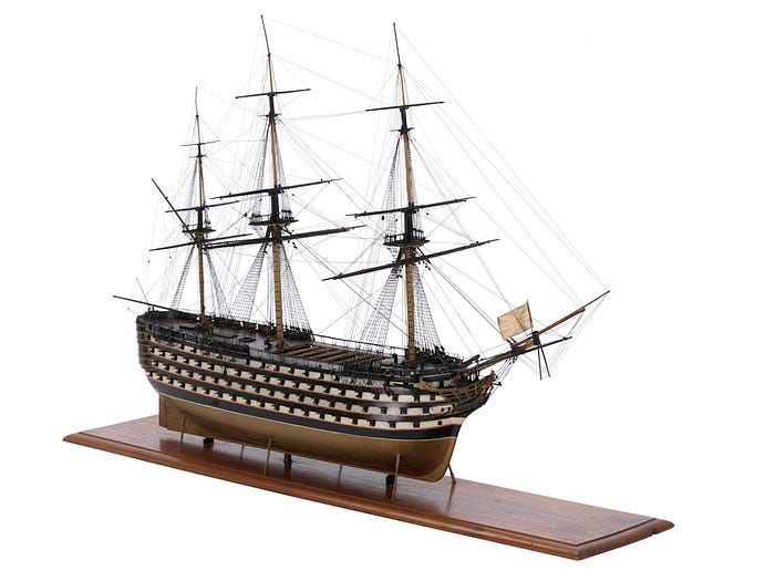 Модель 170-пушечного HMS Duke of Kent 1809 г, National Maritime Museum, Greenwich, London