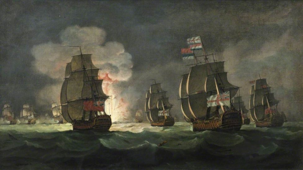 «Битва в лунном свете», 1780 год 