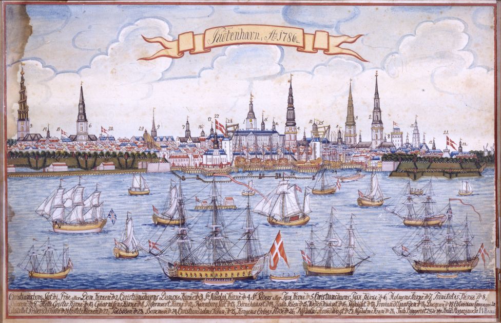 Копенгагенский порт, 1786 год 