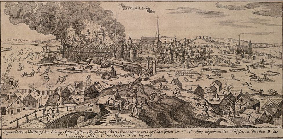Пожар в королевском дворце в Стокгольме, 7 мая 1697 года