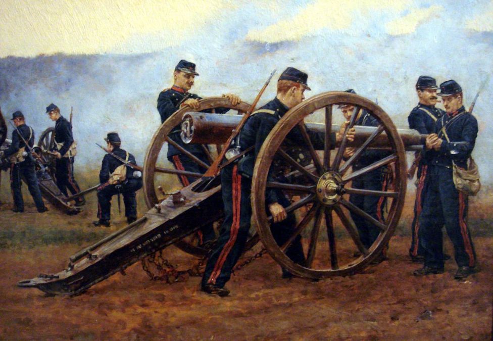 Французские артиллеристы, 1870 год