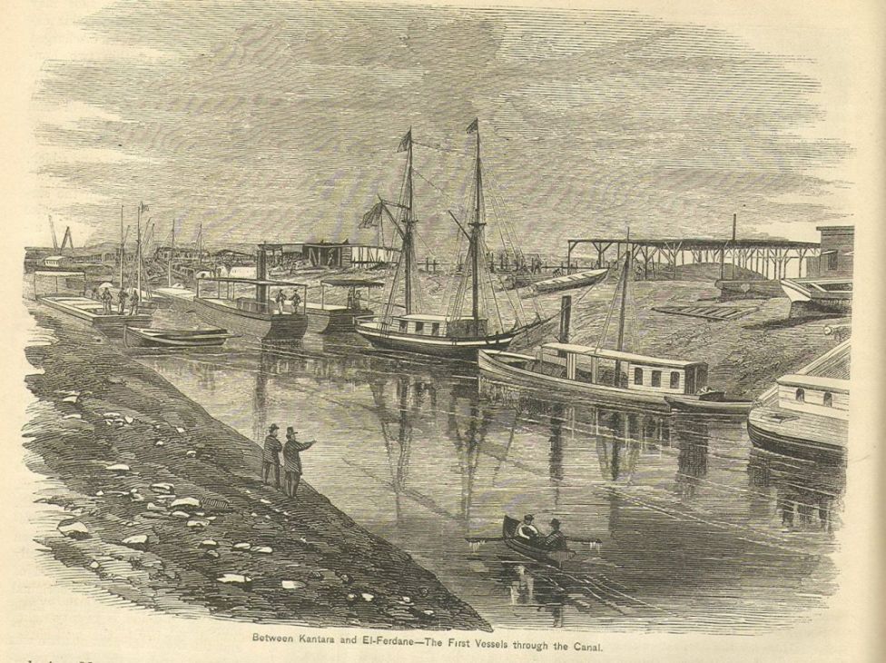 Суэцкий канал, 1869 год