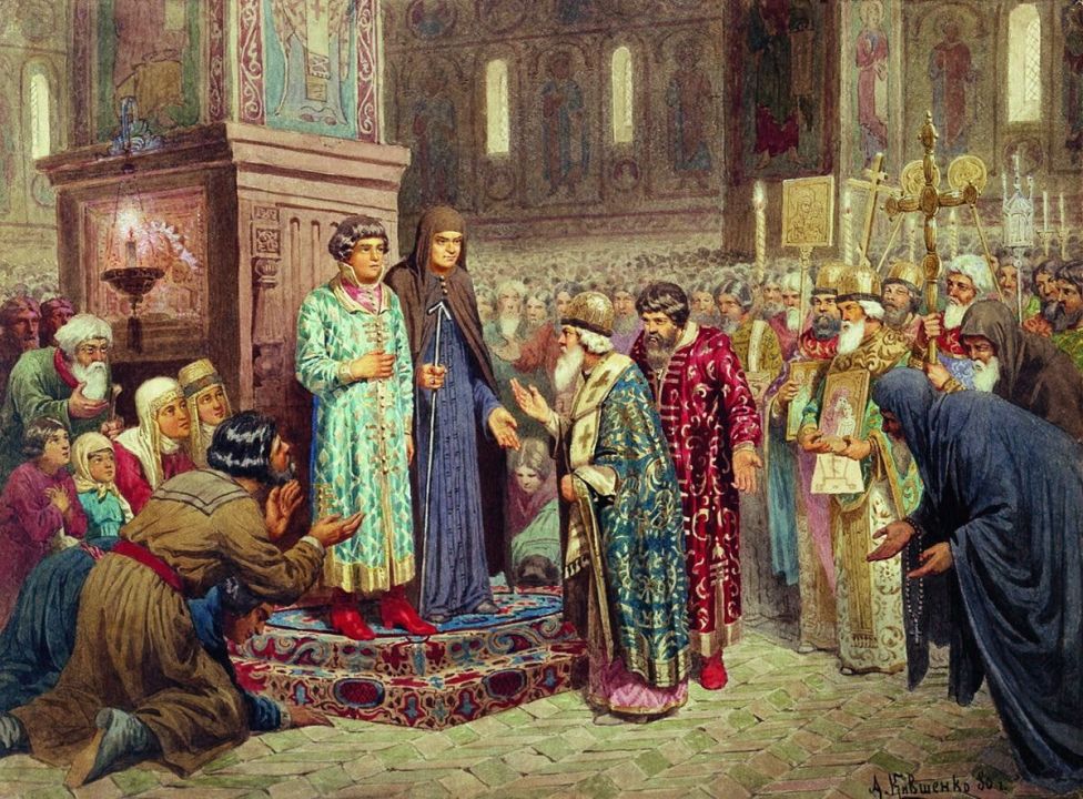Михаил Федорович. Депутация от Земского собора.