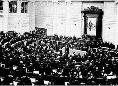 Заседание IV Государственной думы в Таврическом дворце. 1912 год