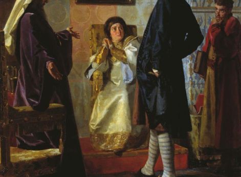 Н. Неврев. Петр I в иноземном наряде. 1903 год