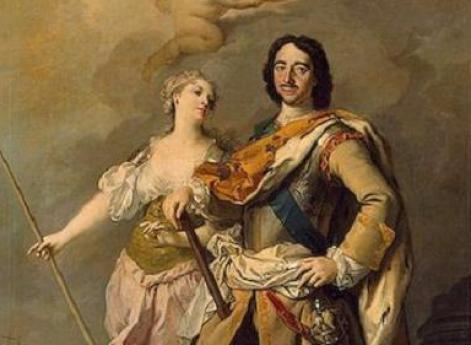 Пётр I и Миневра. Я. Амикони. 1730-е гг.Государственный Эрмитаж, Санкт-Петербург