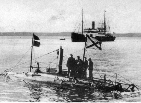 Российская подводная лодка «Дельфин». 1904 год