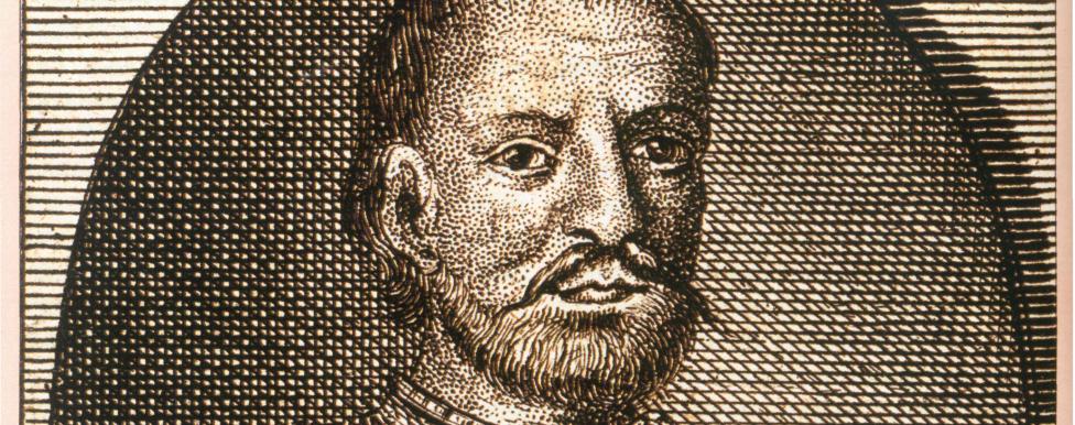 «Верховный военный вождь запорожских казаков Иван Мазепа». И. Бернигерот. Немецкая гравюра первой половины XVIII века.