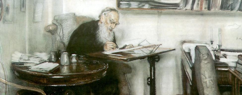 Л.Н. Толстой в яснополянской библиотеке