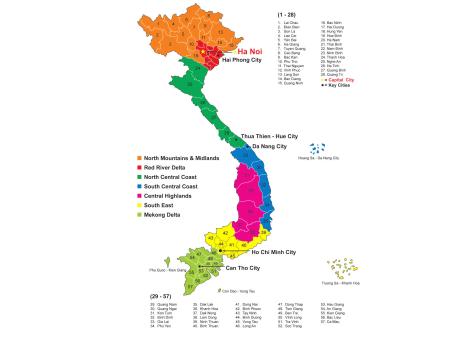 Современный Вьетнам и его регионы