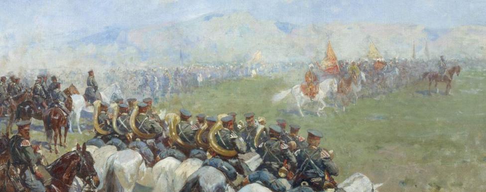 Смотр войск Александром III близ Тифлиса