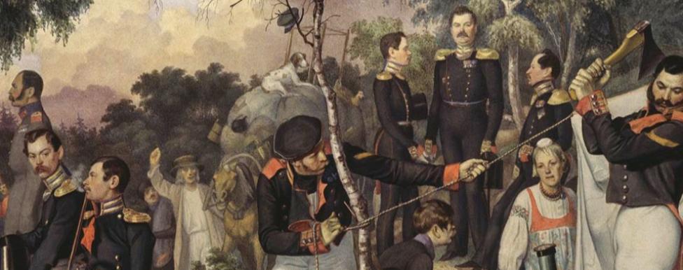 Бивуак лейб-гвардии гренадерского полка. Разбивка офицерской палатки во время осенних маневров