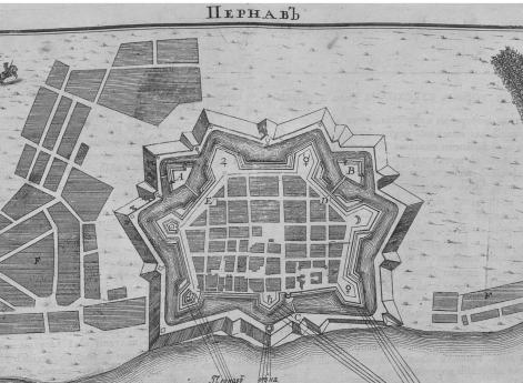 Взятие Пернау в 1710 г.