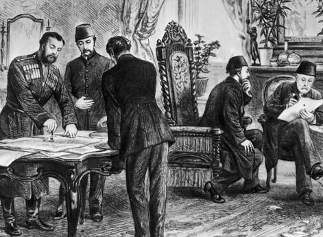 Подписание мирного договора между Россией и Турцией в Сан-Стефано в 1878 году