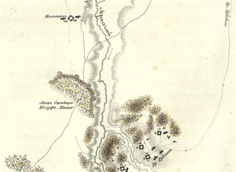 План сражение при Арпачае 18 июня 1807 года