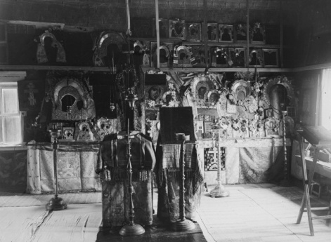 Шарпанский скит. Молельня (внутренний вид). Семеновский уезд.