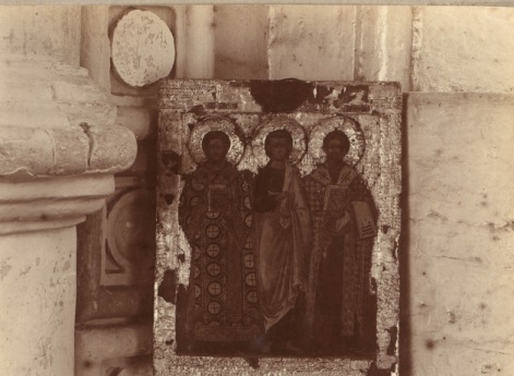 Икона Владимирской Божьей Матери (обратная сторона