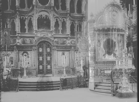 Нижегородский Кремль. Спасо-Преображенский Кафедральный собор. Иконостас главного алтаря. Нижний Новгород.