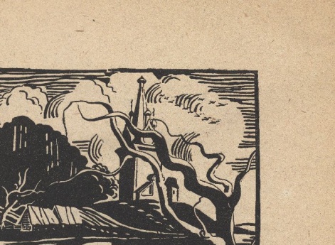 Март. Иллюстрация в книге