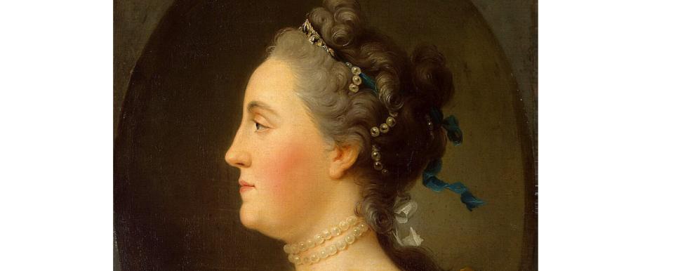 Портрет Великой княгини Екатерины Алексеевны (Екатерины II) в профиль