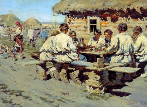 Ивашко Дмитриев сказал, что он во крестьяне за Ивана Савинова с женою и с детьми порядился и такову порядную запись дал на себя своею волею