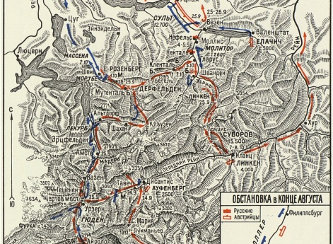 Швейцарский поход Суворова 1799 года