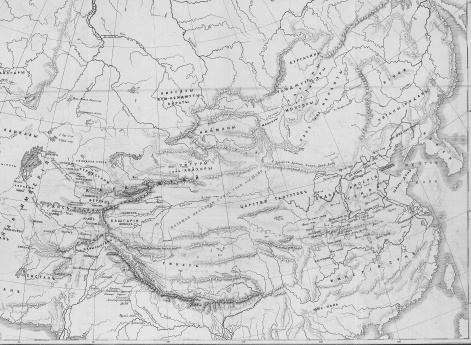Средняя Азия и часть Европы, для объяснения походов Чингиз-Хана и Тамерлана в XIII и XIV веках