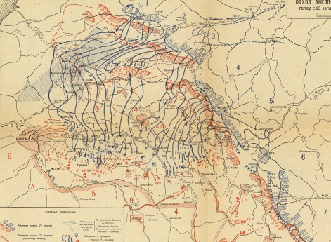 Кампания 1914 года. Французский театр. Отход англо-французов к Марне (период с 25 августа по 5 сентября)
