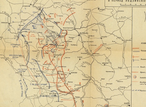 Кампания 1914 года. Русский театр. Планы сторон и группировка в период лодзинской операции