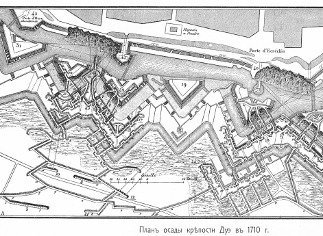 Осада крепости Дуэ в 1710 году