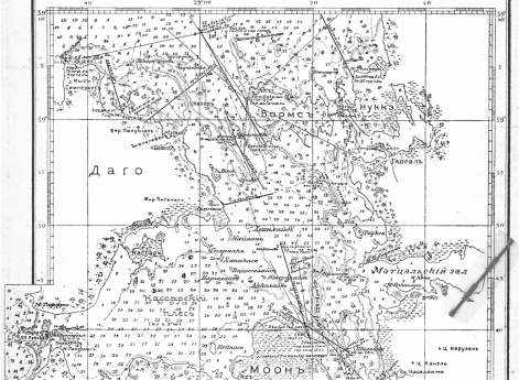 Моон-Зунд, входы в него из финского и рижского заливов