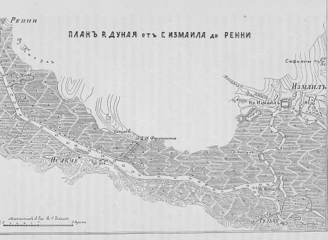 Река Дунай от города Измаила до Ренни