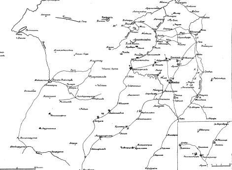 Расположение обеих сторон 10 октября, вечером