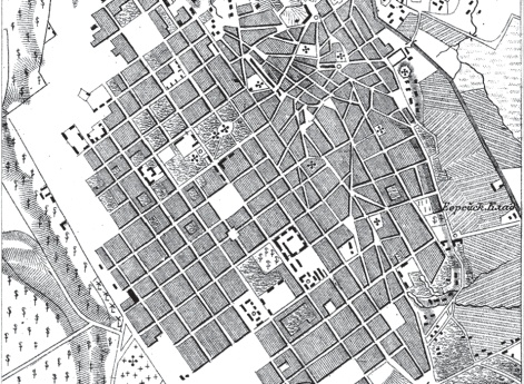 План города Кишинева 1876 года