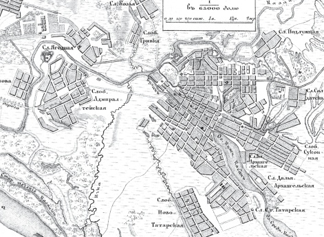 План города Казани 1876 года