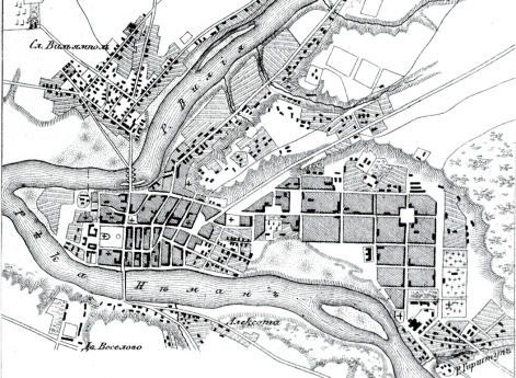 План города Ковно 1876 года