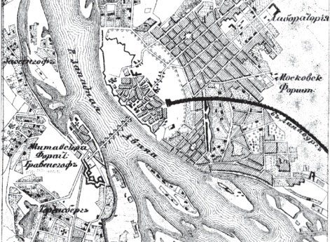 План города Риги 1876 года