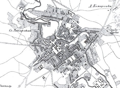 План города Минска 1876 года