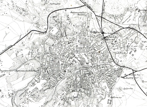 План города Москвы 1876 года