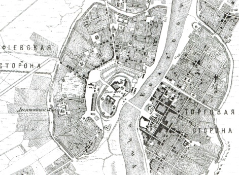 План города Новгорода 1876 года