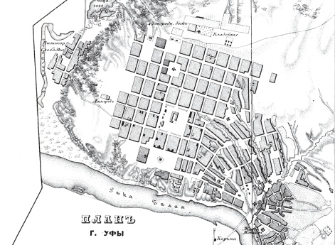 План города Уфы 1876 года