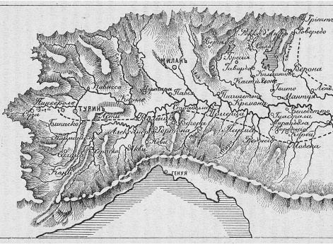 Театр военных действий в кампанию 1706 года.