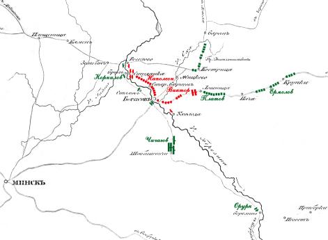 Действия у Березины с 14 ноября 1812 года
