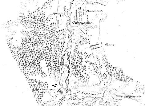 Местность между Борисовом и Зембином