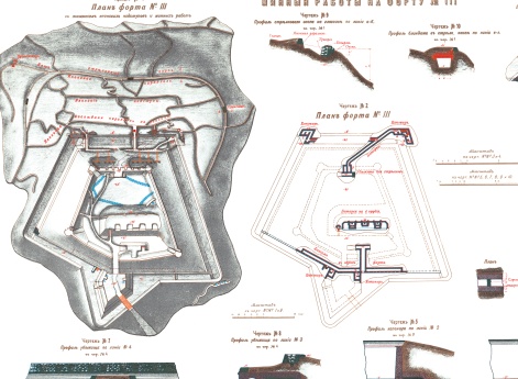 Минные работы на форте №III