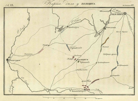 Карта дела у Бельцига