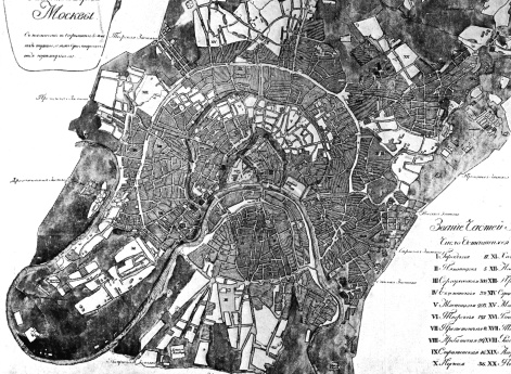 Генеральный план столичного города Москвы