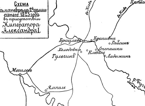 Маневры 2 армии осенью 1823 года в присутствии Императора Александра I